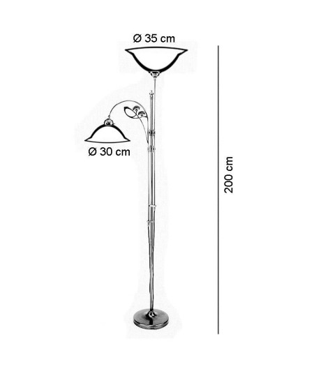 Торшер Berliner Messinglampen T8T4ST02-38op+90opB