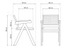 Обеденный стул Woodville Rattan 15918