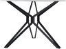 Стол ESF DT-63marble/black(d110)
