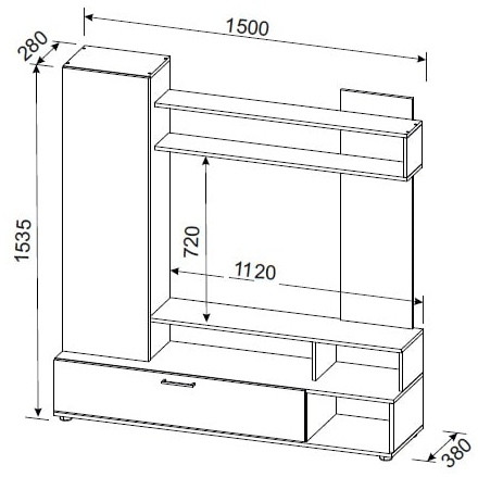 Стенка Woodville Nigel 499621