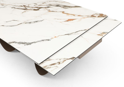 Стол ESF DT9305CIwhite/gold
