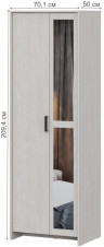 Шкаф Woodville Taika 539306