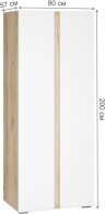 Шкаф Woodville Алетра 580876