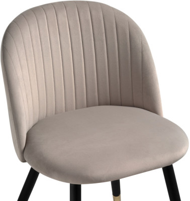Стул на металлокаркасе Woodville Gabi latte 15348