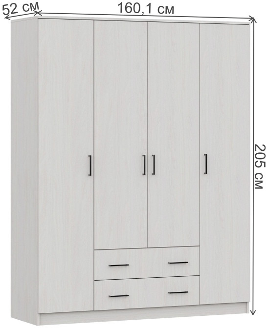 Шкаф Woodville Валетта 536244