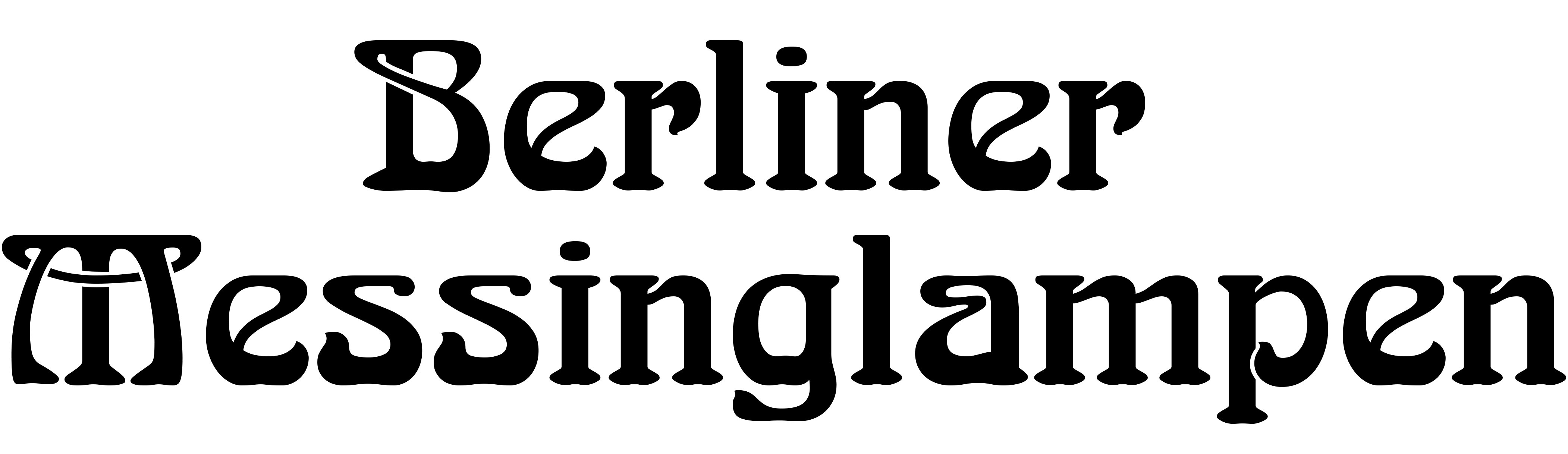 BERLINER MESSINGLAMPEN